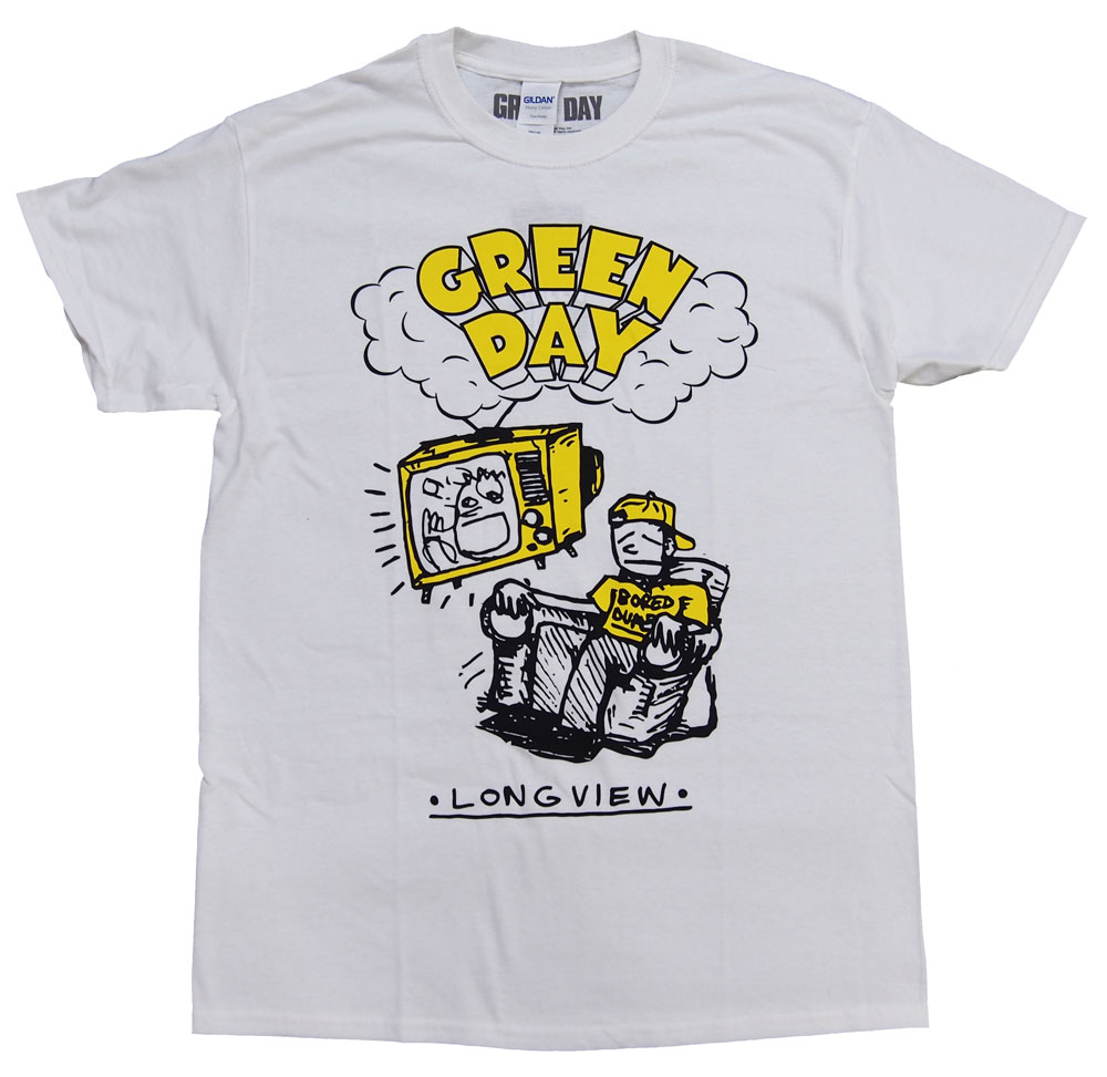 グリーン デイ・GREEN DAY・LONGVIEW・Tシャツ・ロックTシャツ・オフィシャル・バンドTシャツ