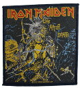 アイアンメイデン・刺繍パッチ・IRON MAIDEN・LIVE AFTER DEATH・PATCH・オフィシャル刺繍ワッペン