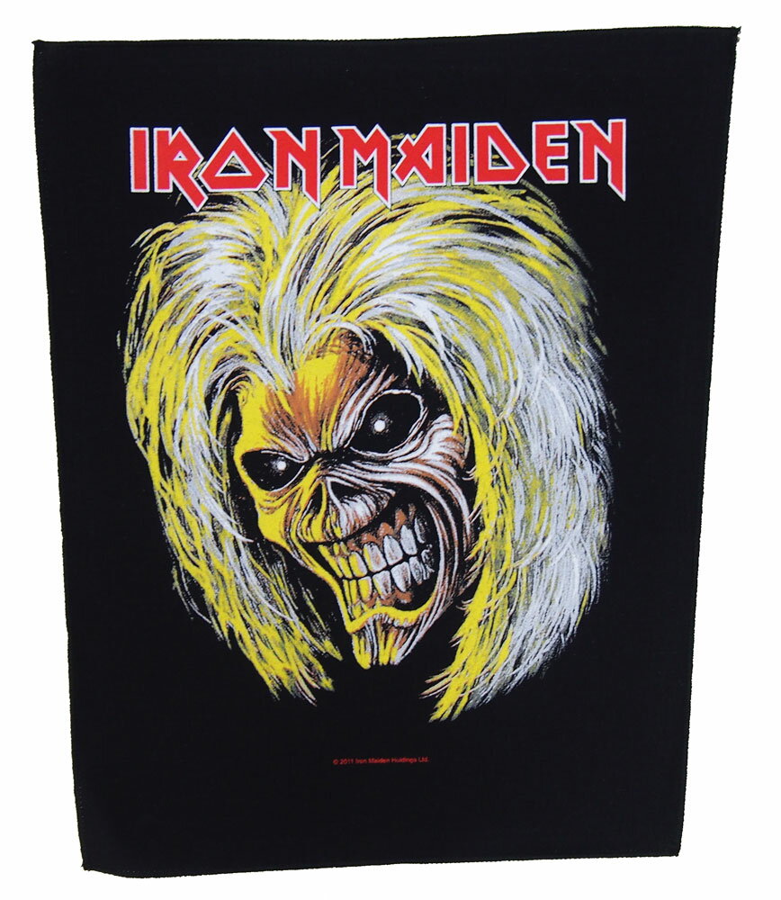 ᥤǥ Хåѥå IRON MAIDEN KILLERS/EDDIE FACE BACK PATCH ե롡緿...