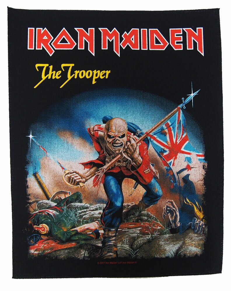 ᥤǥ󡦥ХåѥåIRON MAIDENTHE TROOPERBACK PATCHե롦緿ѥå