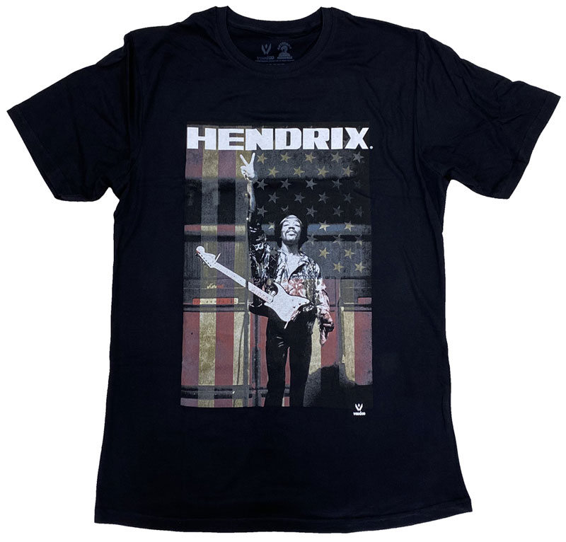 JIMI HENDRIX・ジミヘンドリクス・PEACE FLAG・Tシャツ・ロックTシャツ・オフィシャルバンドTシャツ