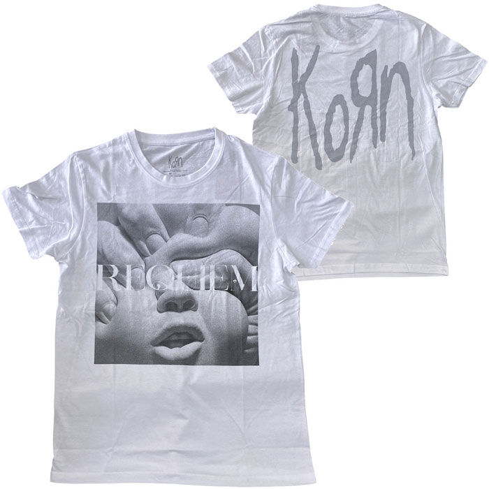 コーン KORN REQUIEM ALBUM COVER Tシャツ ロックTシャツ オフィシャル バンドTシャツ