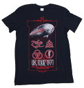 楽天dragtrain／ドラッグトレインレッド ツェッペリン・LED ZEPPELIN・UK TOUR 71 Tシャツ・オフィシャル バンドTシャツ