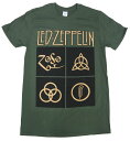 楽天dragtrain／ドラッグトレインレッド ツェッペリン・LED ZEPPELIN・BLACK BOX SYMBOLS Tシャツ・オフィシャル バンドTシャツ