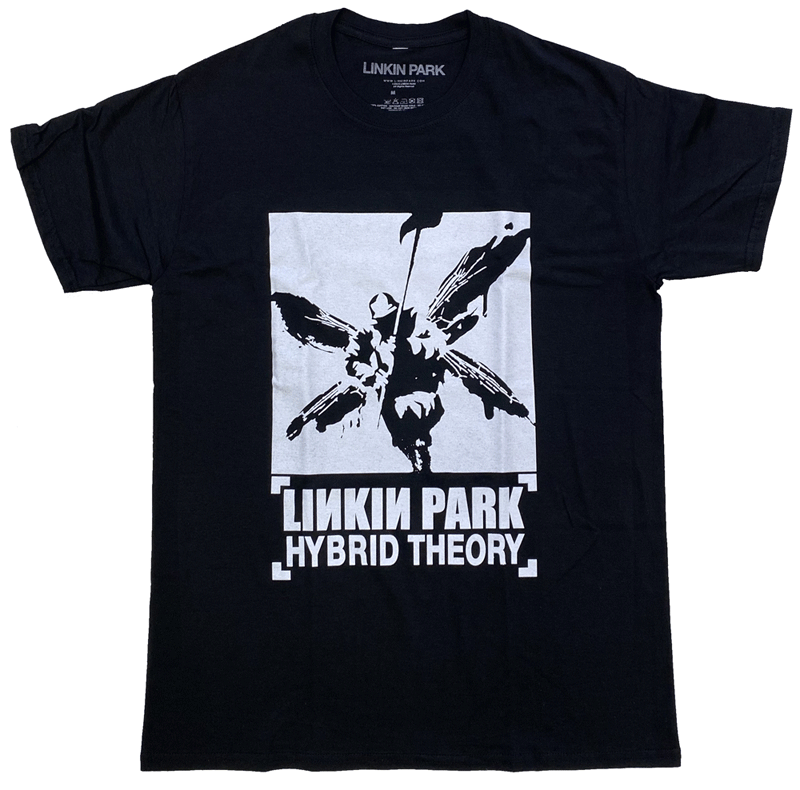 00s LINKIN PARK HYBRID THEORY Tシャツ　M&O L LINKIN PARK Hybrid Theory T-shirt Adult Men's Black Tee New