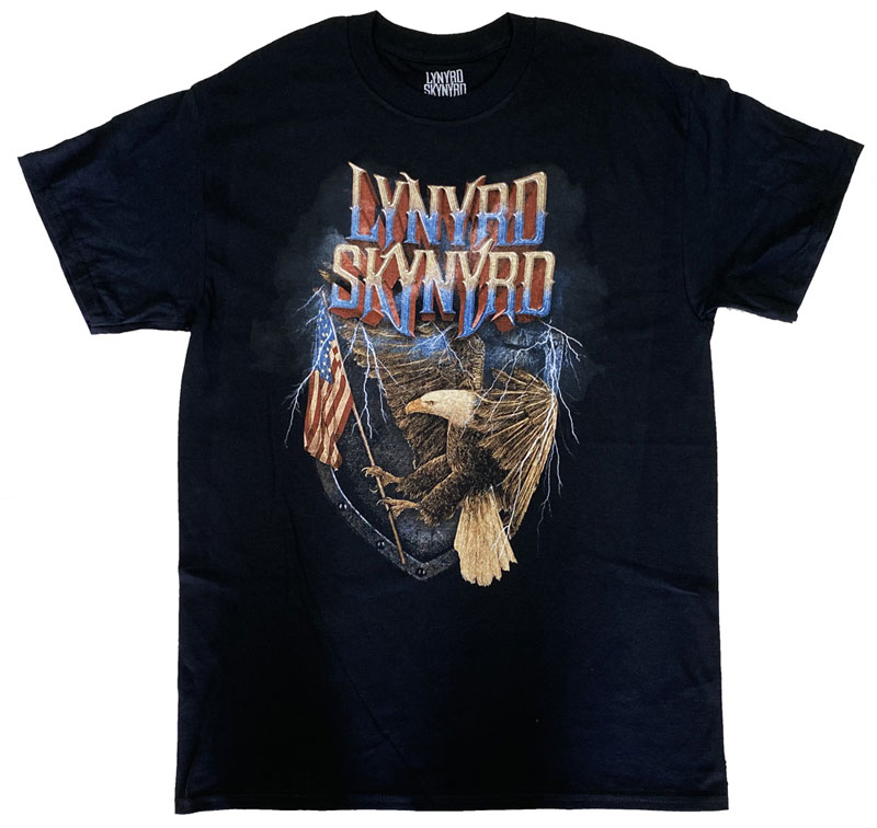 レイナード スキナード・LYNYRD SKYNYRD・BIRD WITH FLAG・Tシャツ・バンドTシャツ・オフィシャルロックTシャツ