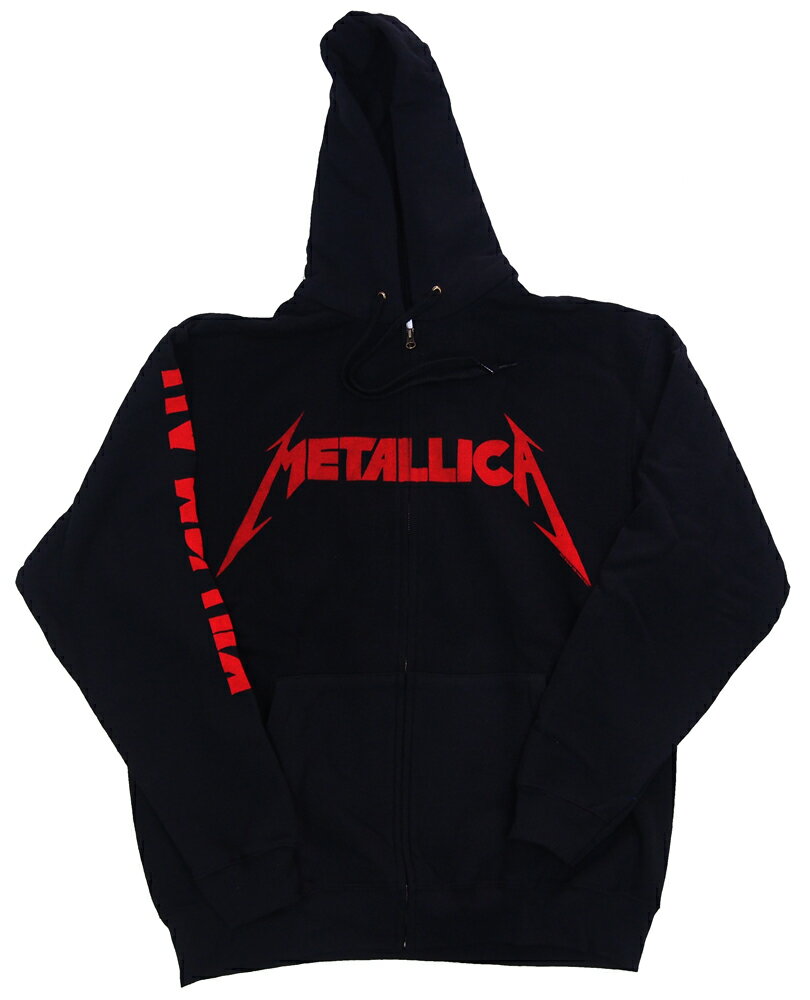 METALLICA メタリカ・KILL 'EM ALL BLACK ジップパーカー オフィシャルバンドパーカー