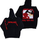 METALLICA メタリカ KILL 039 EM ALL BLACK ジップパーカー オフィシャルバンドパーカー