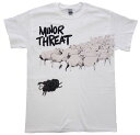 マイナースレート MINOR THREAT OUT OF STEP Tシャツ ロックTシャツ オフィシャル バンドTシャツ