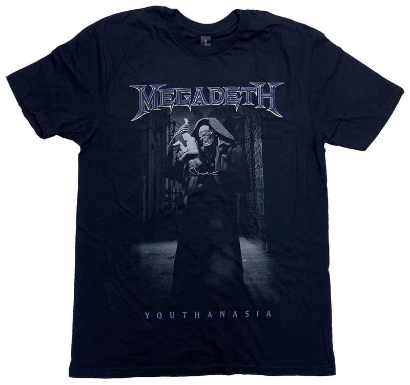 メガデス・MEGADETH・YOUTHANASIA・UK版・Tシャツ・ロックTシャツ・オフィシャル バンドTシャツ
