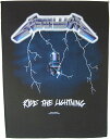 ^J METALLICA RIDE THE LIGHTNING BACKPATCH ItBV obNpb`