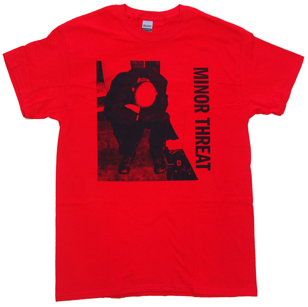 マイナースレート・MINOR THREAT・LP RED・Tシャツ・ロックTシャツ・オフィシャル バンドTシャツ