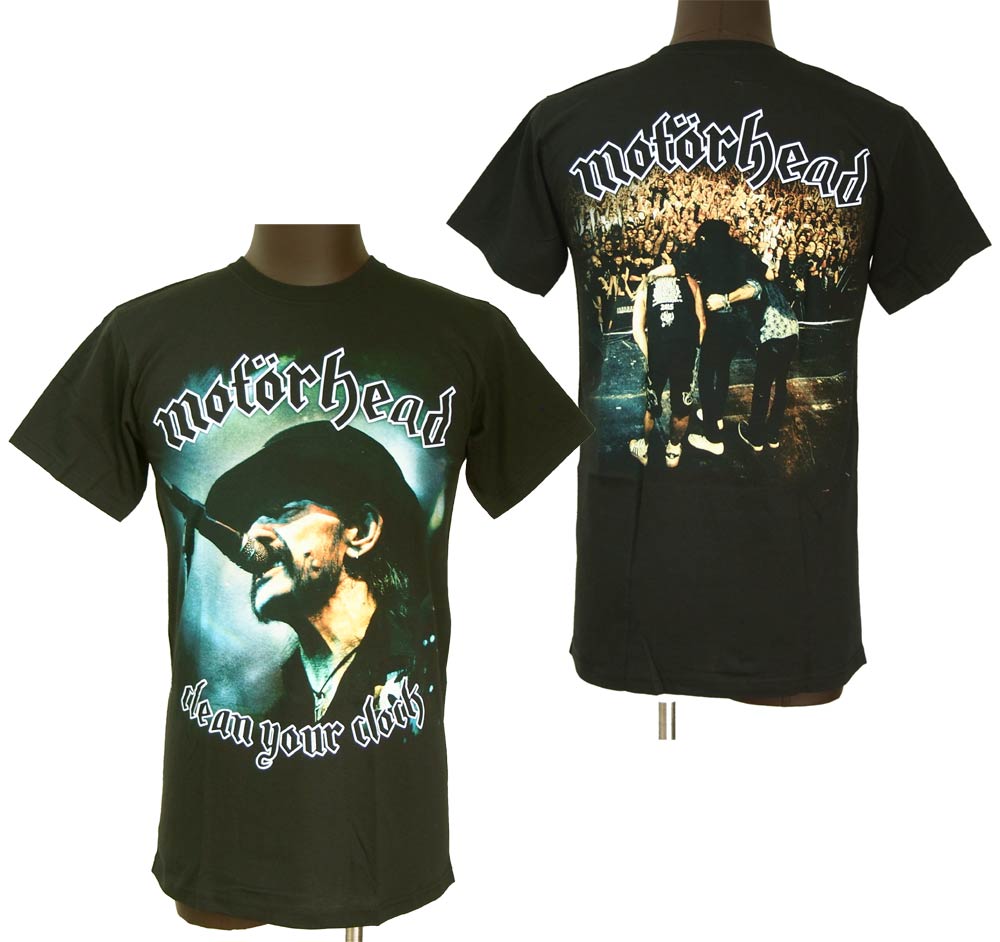 MOTORHEAD モーターヘッド CLEAN YOUR CLOCK Tシャツ オフィシャル バンドTシャツ ロックTシャツ