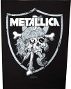 METALLICA RAIDERS SKULL BACK PATCH ^J ItBV obNpb`