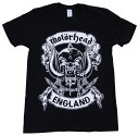 モーターヘッド MOTORHEAD CROSSED SWORDS ENGLAND CREST オフィシャル ロックTシャツ バンドTシャツ