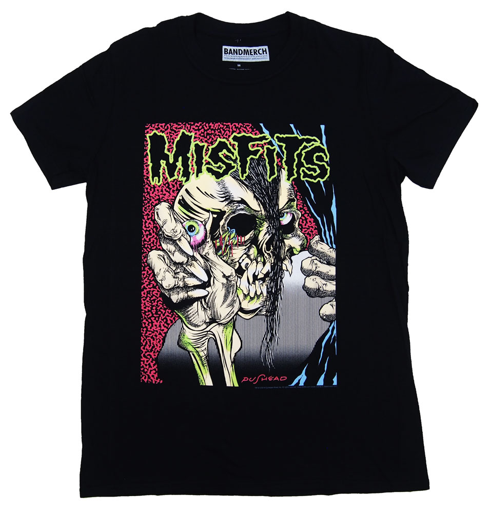 ミスフィッツ MISFITS PUSHEAD Tシャツ オフィシャル バンドTシャツ ロックTシャツ