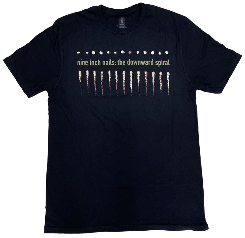 ナイン インチ ネイルズ・NINE INCH NAILS・DOWNWARD SPIRAL・Tシャツ・ロックTシャツ・オフィシャルバンドTシャツ