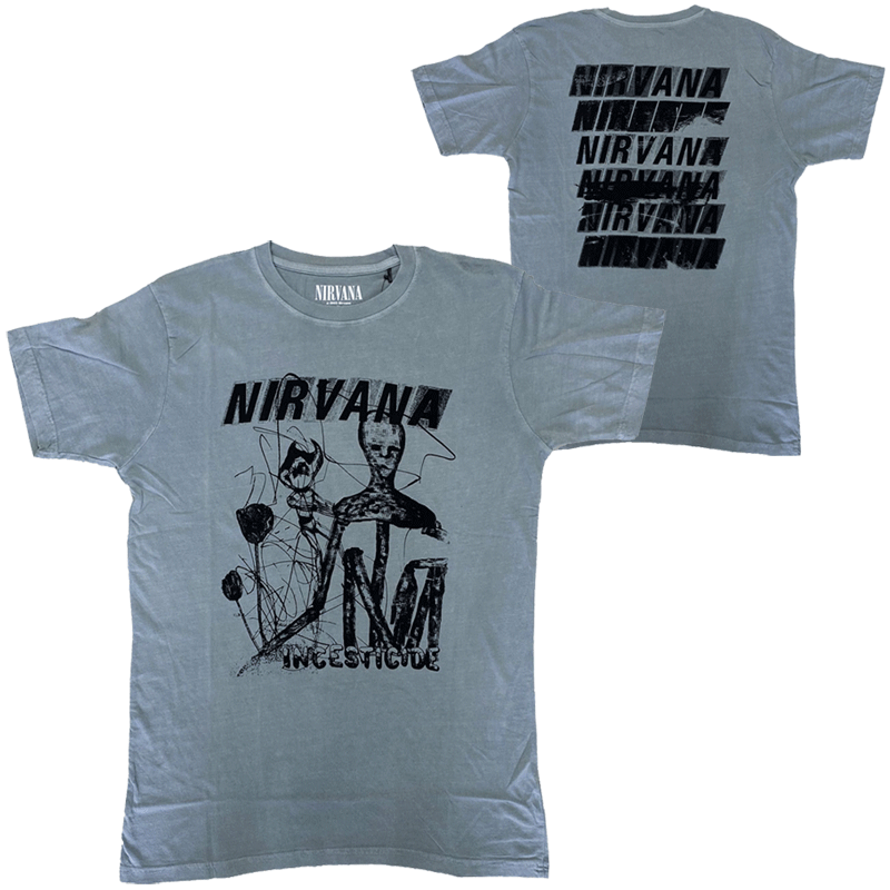 Rakuten - ニルヴァーナ・NIRVANA・INCESTICIDE STACKED・UK版・Tシャツ・ロックTシャツ・オフィシャル商品