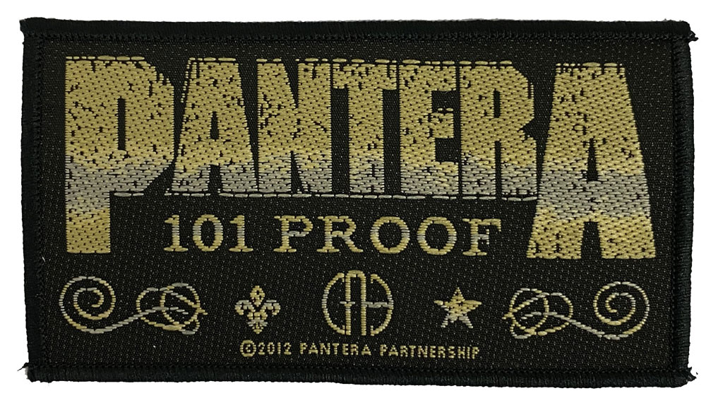 パンテラ・PANTERA・WHISKEY LABEL・ 糊無し 刺繍ワッペン・パッチ オフィシャル商品