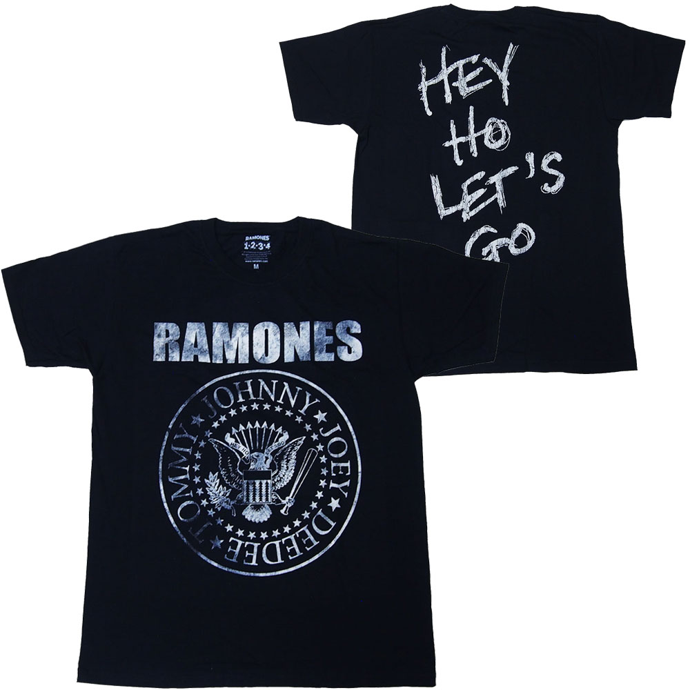 RAMONES・ラモーンズ・SEAL HEY HO・Tシャツ ロックTシャツ Tシャツ S-XXLサイズ オフィシャル バンドTシャツ