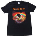 RAINBOW レインボー RISING Tシャツ ロックTシャツ バンドTシャツ オフィシャルバンドTシャツ