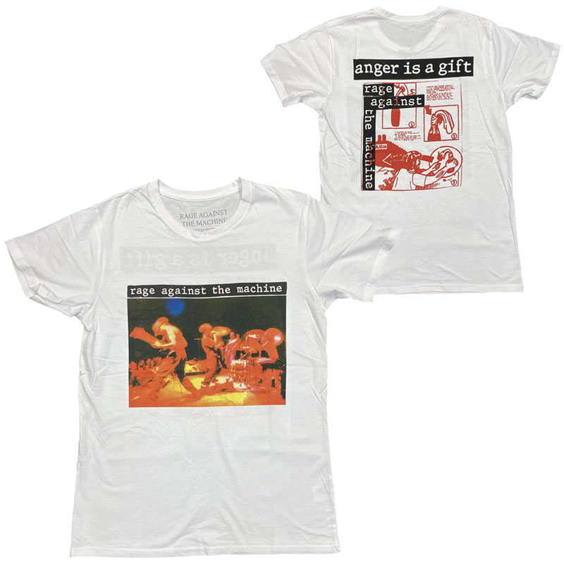 RAGE AGAINST THE MACHINE・レイジ アゲインスト ザ マシーン・ANGER GIFT・NEW・Tシャツ・オフィシャルバンドTシャツ・ロック...