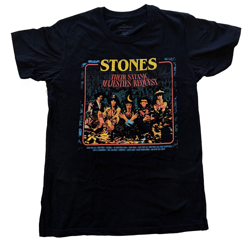 ローリング ストーンズ・ROLLING STONES・SATANIC MAJESTIES・UK版・Tシャツ・ロックTシャツ・オフィシャル バンドTシャツ