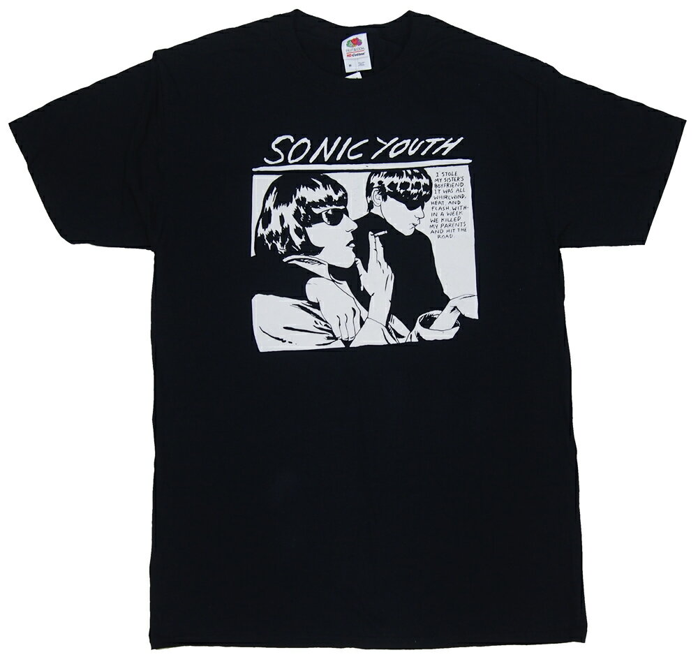 ソニックユース SONIC YOUTH GOO BLACK バンドTシャツ ・オフィシャル ロックTシャツ