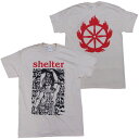 シェルター SHELTER LOGO Tシャツ オフィシャル バンドTシャツ ロックTシャツ