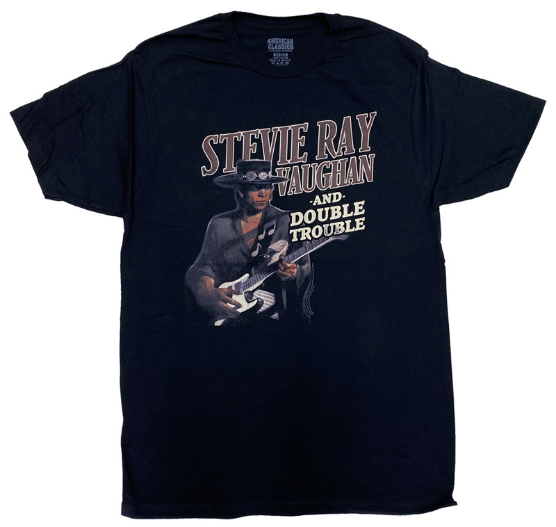 スティーヴィー レイ ヴォーン STEVIE RAY VAUGHAN DOUBLE TROUBLE Tシャツ オフィシャルバンドTシャツ