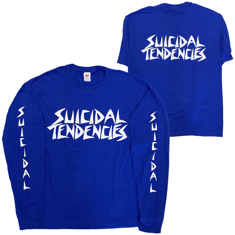 Suicidal Tendencies Official Logo Long Sleeve Shirt Grey S