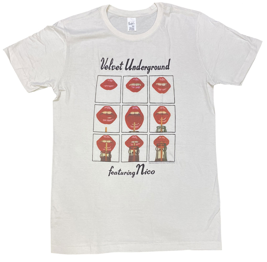 VELVET UNDERGROUND・ヴェルベットアンダーグラウンド・FEATURING NICO・Tシャツ・オフィシャル バンドTシャツ