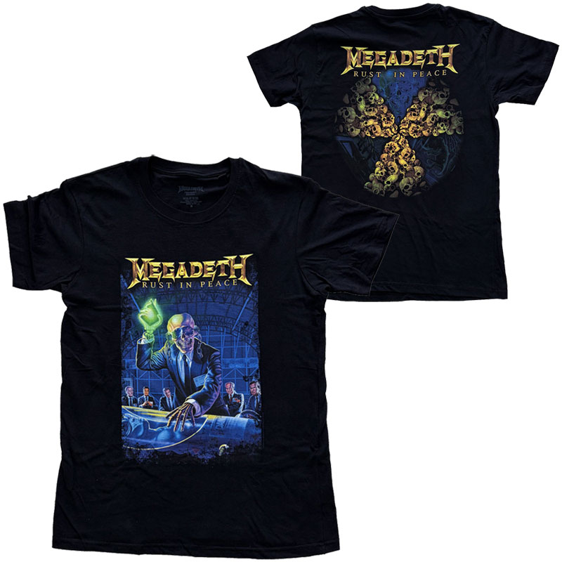 Rakuten - メガデス・MEGADETH・RUST IN PEACE 30TH NEW・UK版・Tシャツ・ロックTシャツ・オフィシャル バンドTシャツ