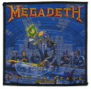 メガデス MEGADETH RUST IN PEACE 糊なし刺繍ワッペン パッチ オフィシャルパッチ