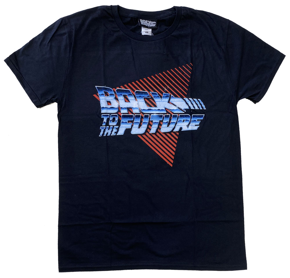 BACK TO THE FUTURE バック トゥ ザ フューチャー 80 039 s LOGO UK版 Tシャツ 映画Tシャツ オフィシャルTシャツ