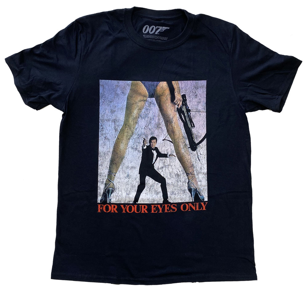 007・JAMES BOND・ジェームスボンド・FOR YOUR EYES ONLY・ユア・アイズ・オンリー・Tシャツ・映画Tシャツ・オフィシャルTシャツ