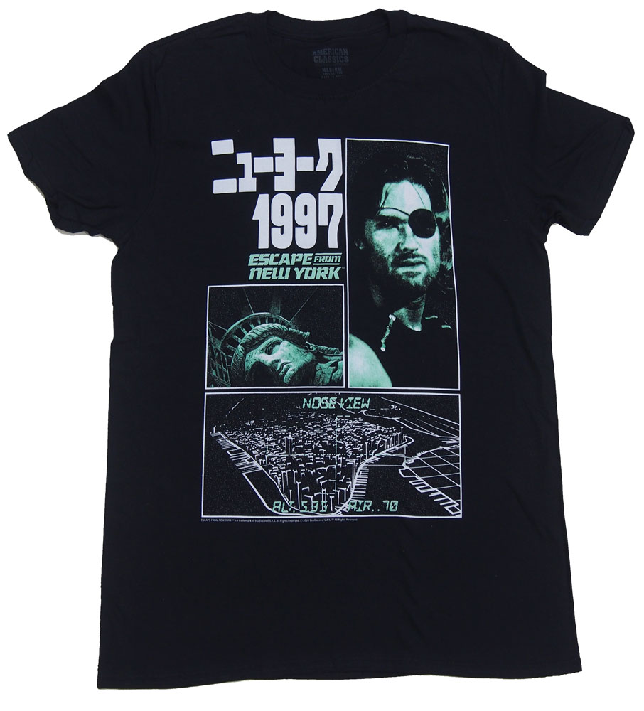 ESCAPE FROM NEW YORK ニューヨーク1997 NEW YORK 1997 Tシャツ 映画Tシャツ オフィシャルTシャツ