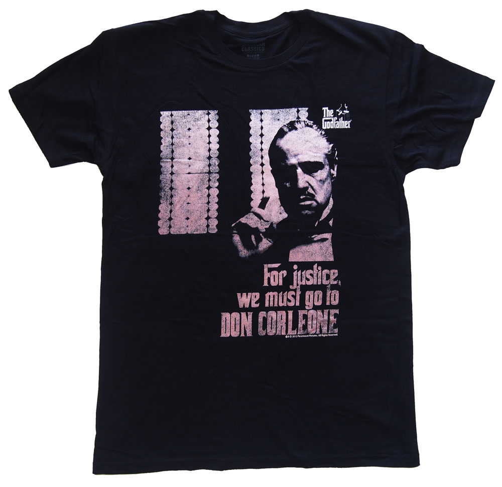 GODFATHER・ゴッドファザー・JUSTICE・Tシャツ・映画Tシャツ・オフィシャル 映画Tシャツ