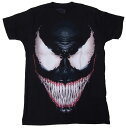 SPIDERMAN スパイダーマン VENOM ヴェノン SINISTER SMILE Tシャツ MARVEL COMICS Tシャツ オフィシャルTシャツ