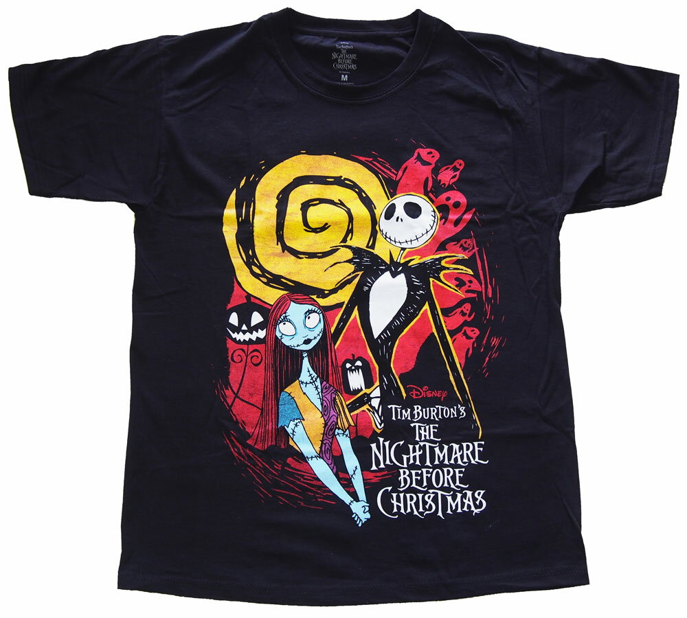 NIGHTMARE BEFORE CHRISTMAS GHOSTS 映画Tシャツ ナイトメア ビフォア クリスマス DISNEY オフィシャルTシャツ