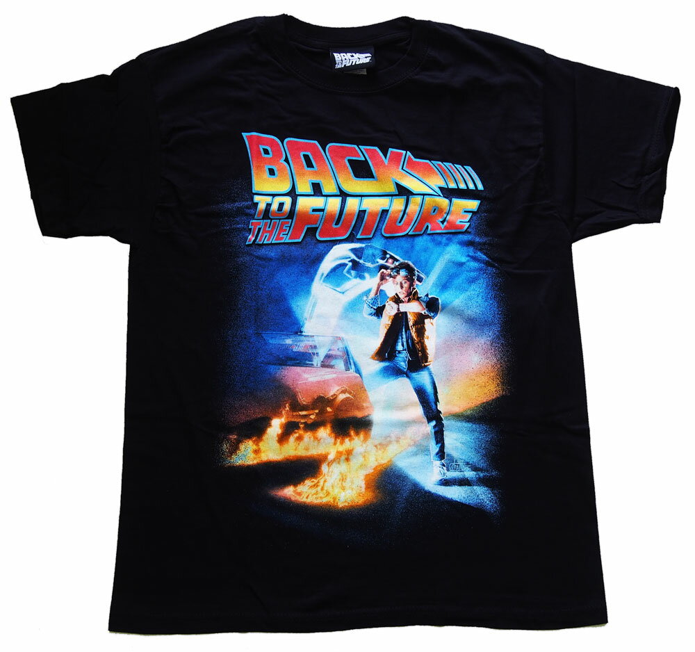 BACK TO THE FUTURE バック トゥ ザ フューチャー POSTER UK版 Tシャツ 映画Tシャツ オフィシャルTシャツ S-XXLサイズ 大きいサイズ