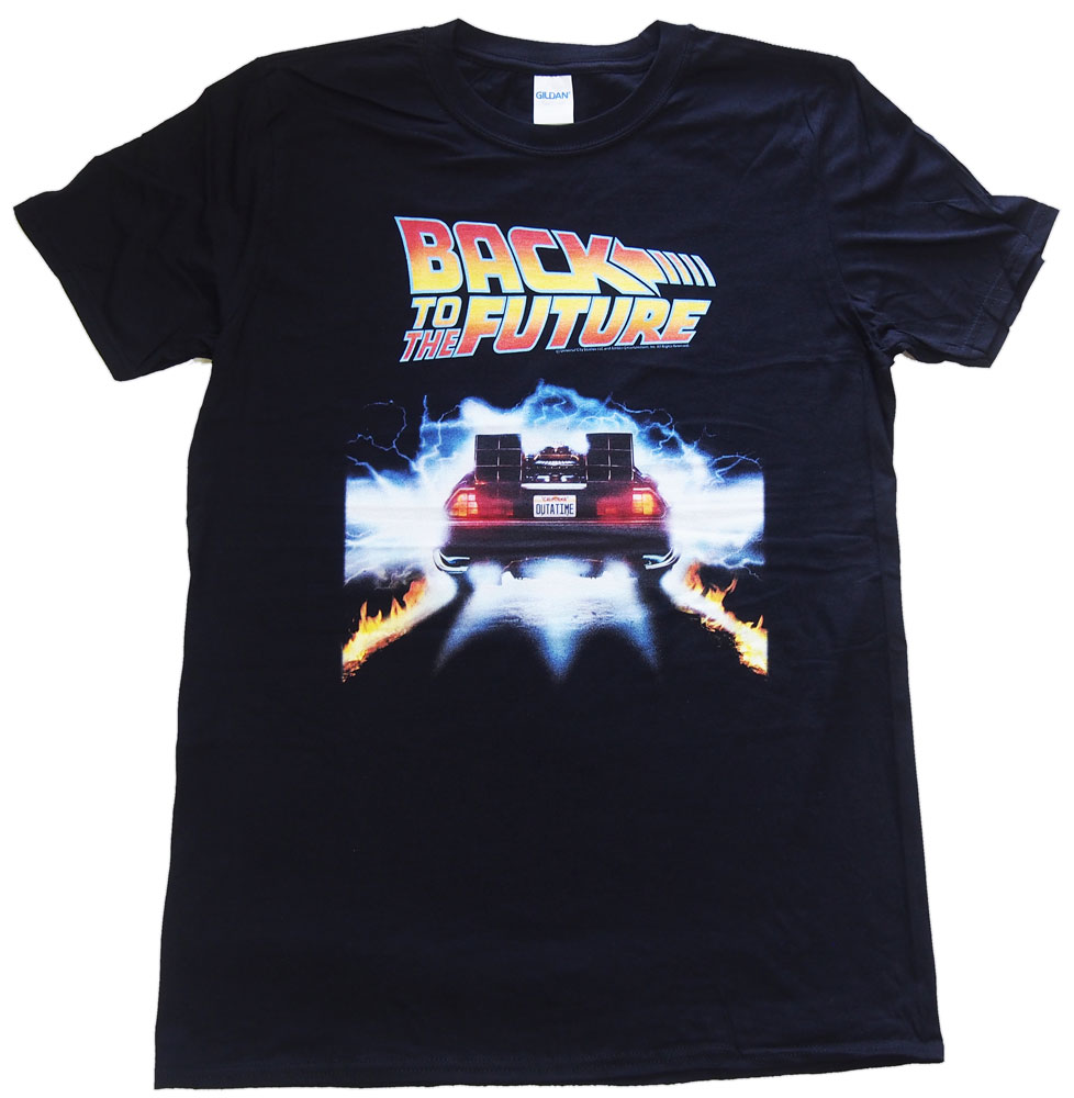 楽天dragtrain／ドラッグトレインBACK TO THE FUTURE・バック・トゥ・ザ・フューチャー・TAIL LIGHTS・Tシャツ・映画Tシャツ・オフィシャルTシャツ