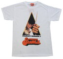 A CLOCKWORK ORANGE 時計じかけのオレンジ POSTER WHITE UK版 Tシャツ 映画Tシャツ オフィシャルTシャツ