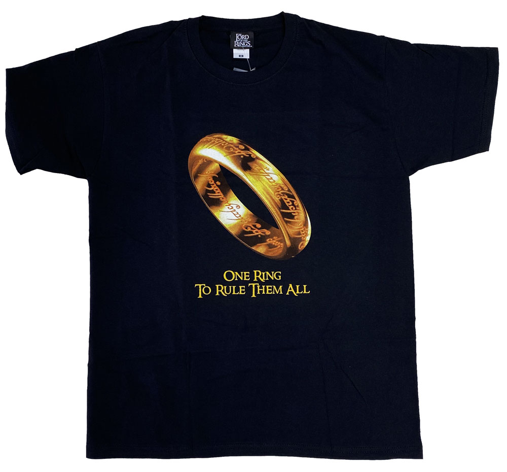 LORD OF THE RINGS・ロードオブザリング・ONE RING TO RULE THEM ALL・Tシャツ・映画Tシャツ・オフィシャルTシャツ