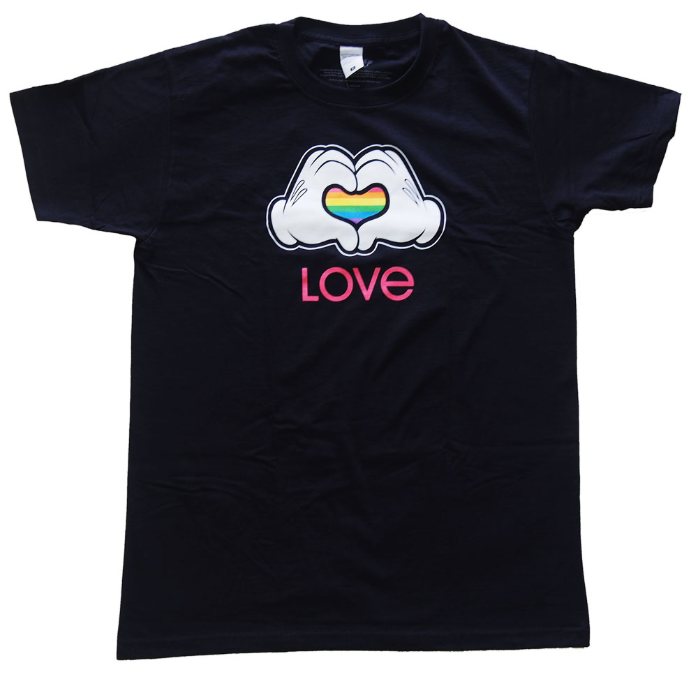 DISNEY・ディズニー・LOVE・RAINBOW DISNEY COLLECTION・Tシャツ・オフィシャルTシャツ