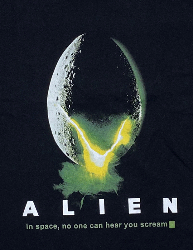 ALIEN・エイリアン・POSTER・UK版・Tシャツ・映画Tシャツ・オフィシャルTシャツ