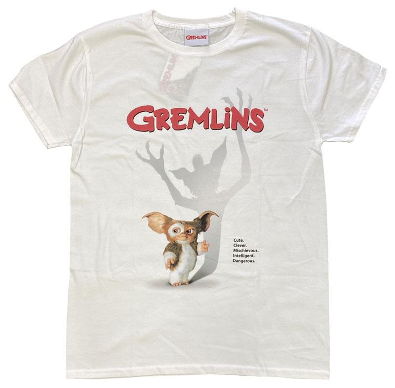 GREMLINS・グレムリン・POSTER・WHITE・Tシャツ・ 映画Tシャツ ・オフィシャルTシャツ