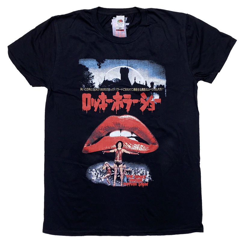 Rakuten - THE ROCKY HORROR PICTURE SHOW・ロッキーホラーショー・JAPANESE POSTER・UK版・Tシャツ・ 映画Tシャツ・オフィシャルTシャツ
