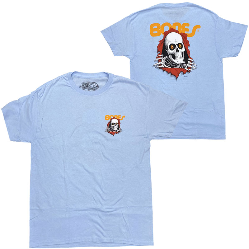 POWELL PERALTA・パウエル・ペラルタ・RIPPER・ライトブルー・Tシャツ・ブランド正規品