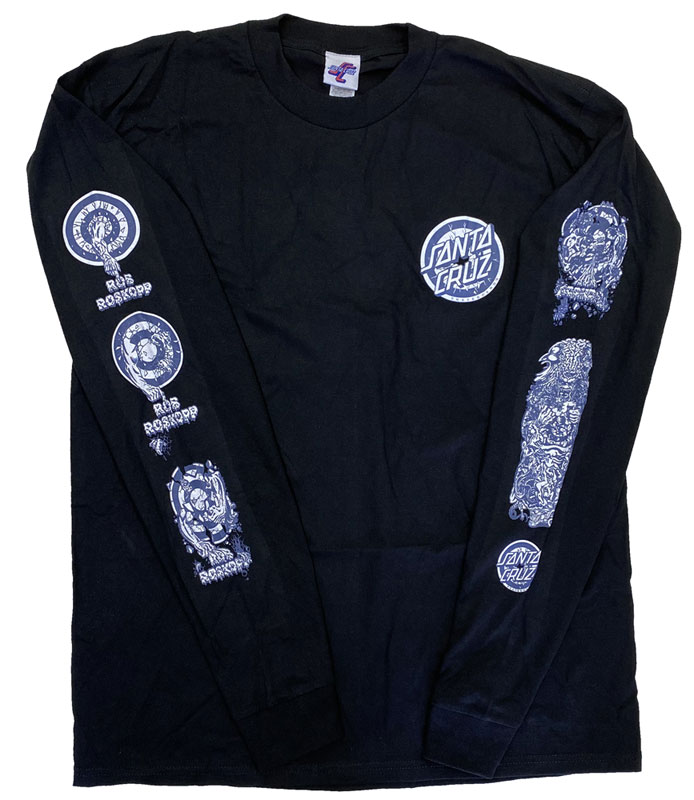 SANTA CRUZ・サンタクルーズ・ROB EVOLUTION・ブラック・長袖・ロングスリーブ・長袖Tシャツ・ブランド正規品